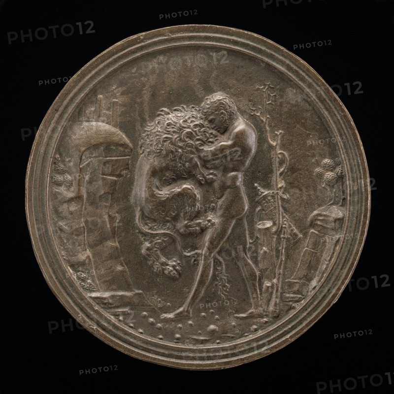 Hercules and the Nemean Lion, late 15th - early 16th century.
