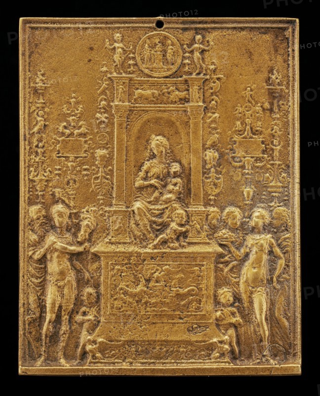 Madonna and Child Enthroned with Saints, late 15th - early 16th century.