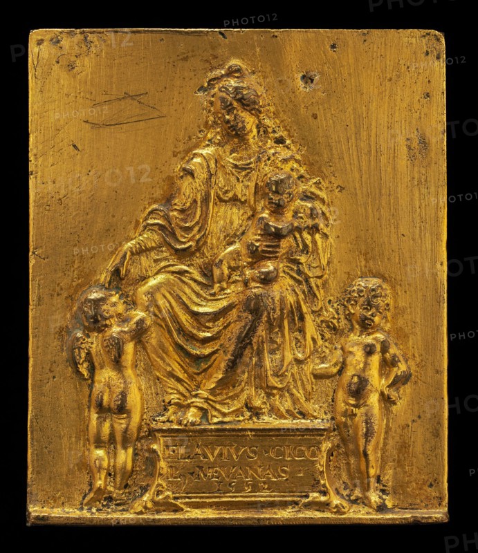Madonna and Child Enthroned with Two Angels, 1552.