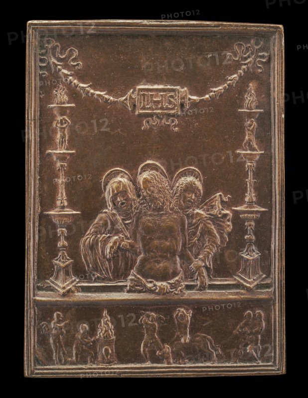 Dead Christ Supported by the Virgin and Saint John.