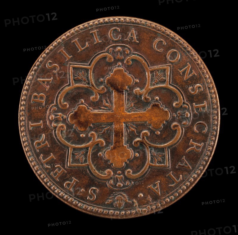 Consecration of St. Peter's (Botonée Cross in Quatrefoil Design) [reverse], 1628.