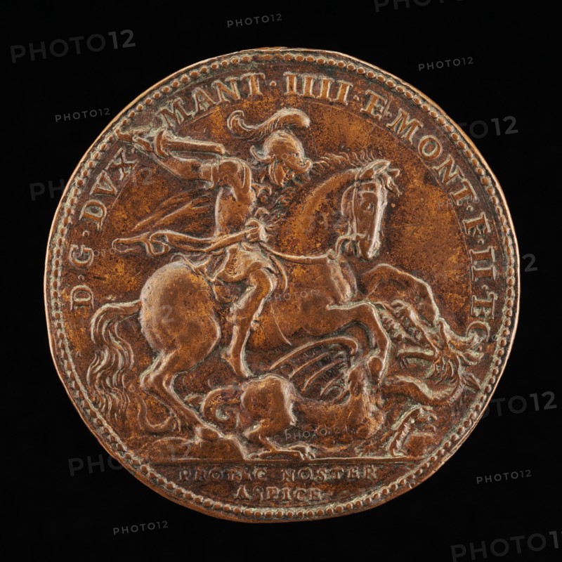 Saint George and the Dragon [reverse].