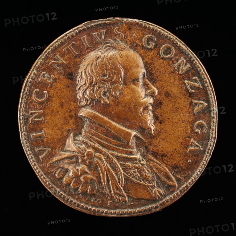 Vincenzo Gonzaga, 1562-1612, 4th Duke of Mantua 1587 [obverse].