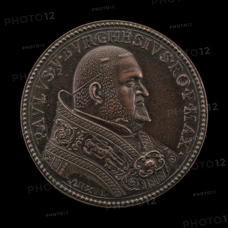 Paul V (Camillo Borghese, 1552-1621), Pope 1605 [obverse], 1619.