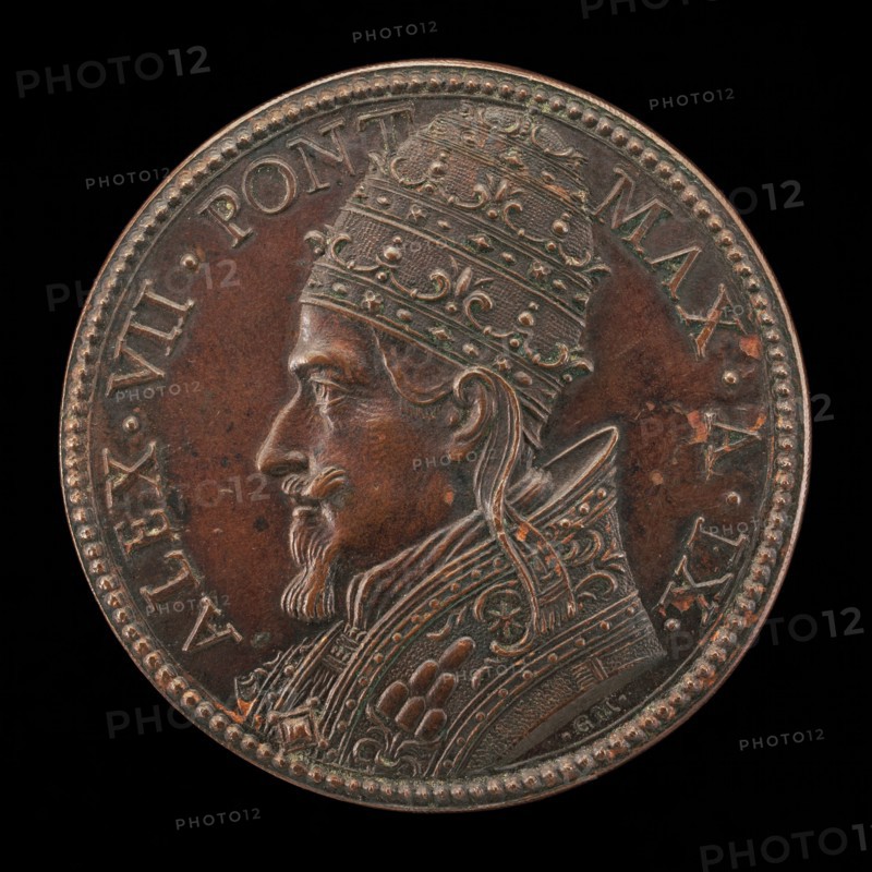 Alexander VII (Fabio Chigi, 1599-1667), Pope 1655 [obverse], 1663.