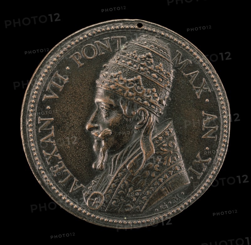 Alexander VII (Fabio Chigi, 1599-1667), Pope 1655 [obverse], 1665.