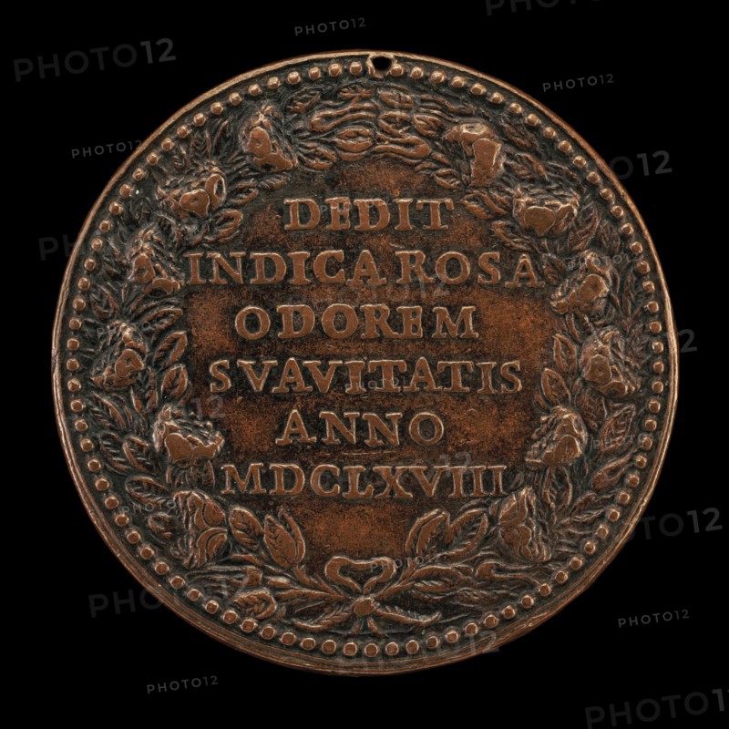 Beatification of Saint Rosa of Lima, 1586-1617, Beatified 1668, Canonized 1671 [reverse], 1668. Creator: Gaspare Morone Mola.