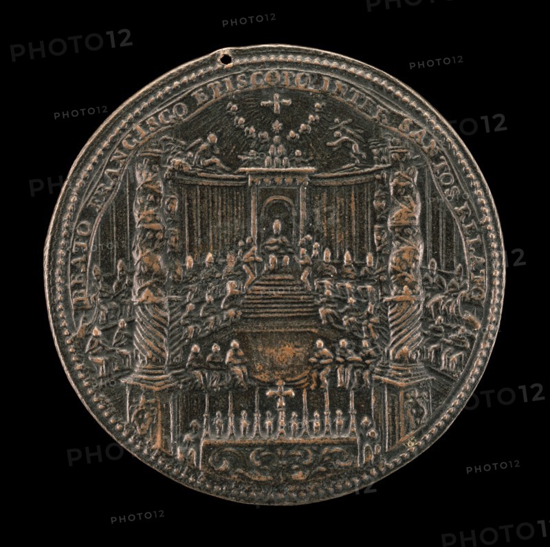 Canonization of Saint Francis of Sales in Saint Peter's [reverse], 1665.