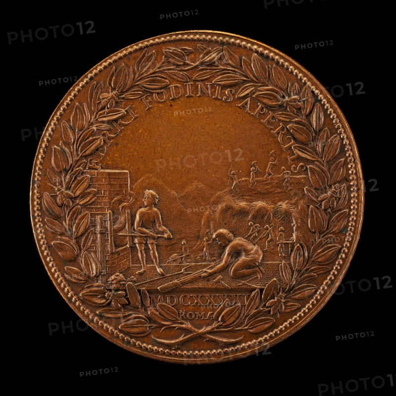 Mining Works on Monte Leone [reverse], 1641.