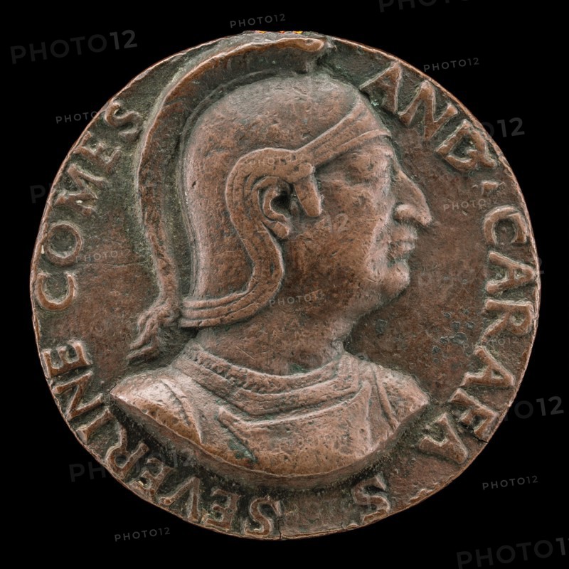Andrea Caraffa, died 1526, Count of Santa Severina and Viceroy of Naples [obverse], early 16th century.
