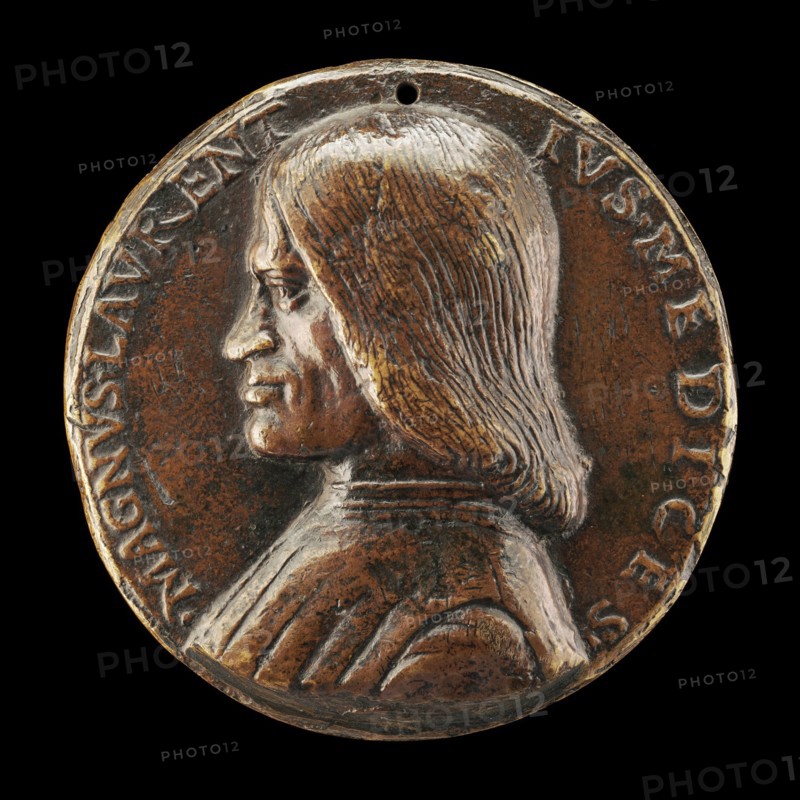 Lorenzo de' Medici, il Magnifico, 1449-1492 [obverse], c. 1490.