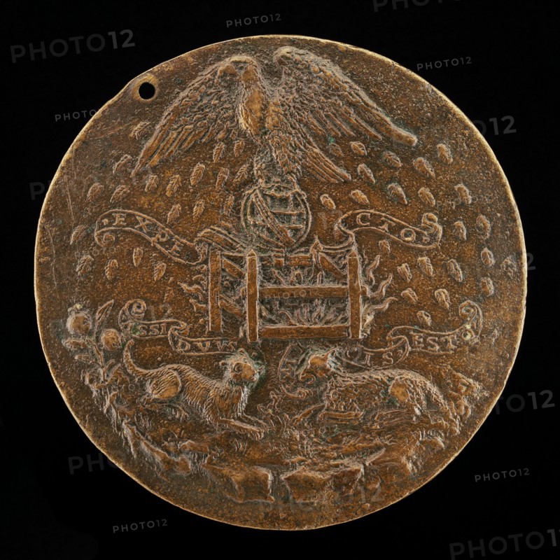 Eagle on an Armillary Sphere [reverse], c. 1475.