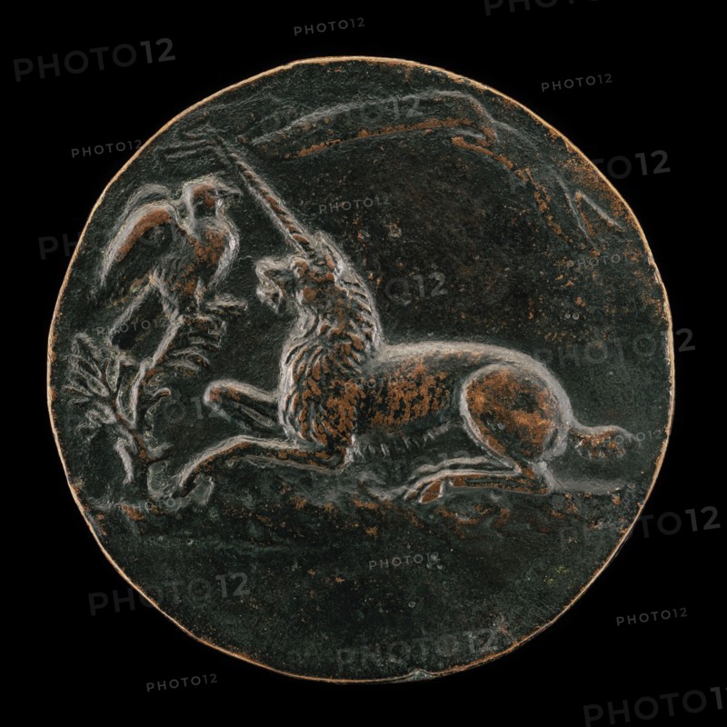 Unicorn Before a Tree [reverse], c. 1485/1486.