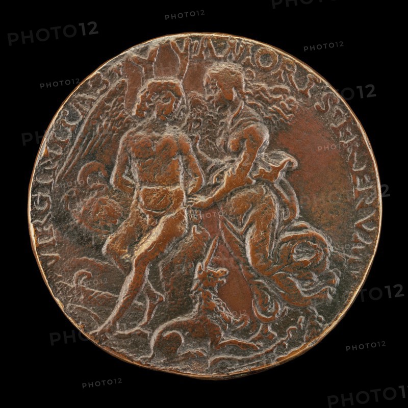 Virginity Tying Love to a Tree [reverse], 1485/1490.