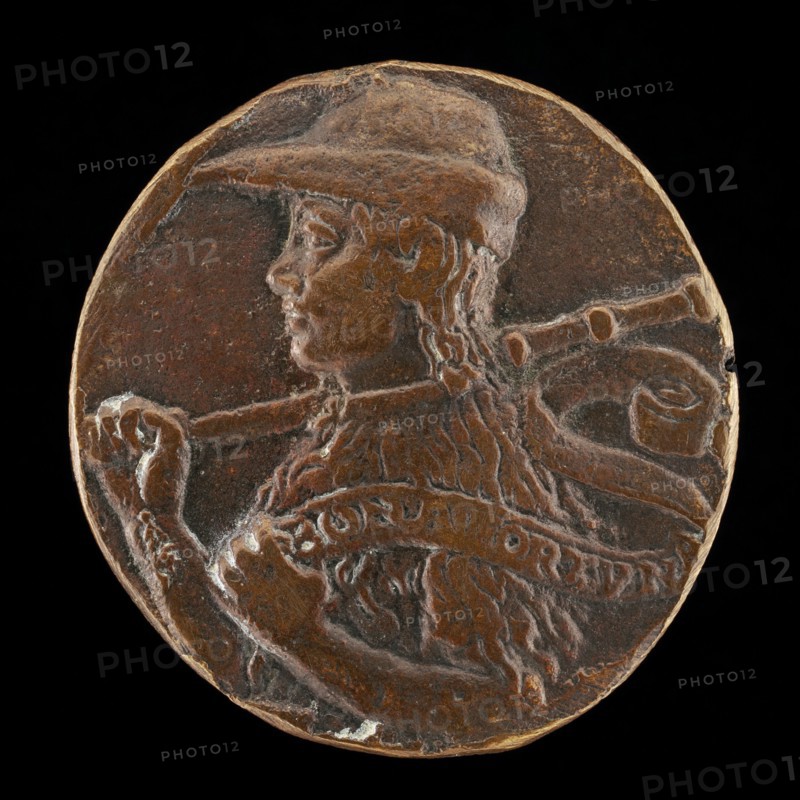 Youth Wearing an Animal's Skin [reverse].