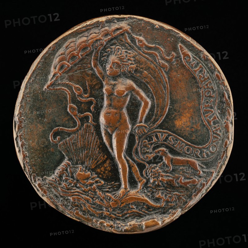 Fortune with Sail, on a Dolphin [reverse], c. 1498.