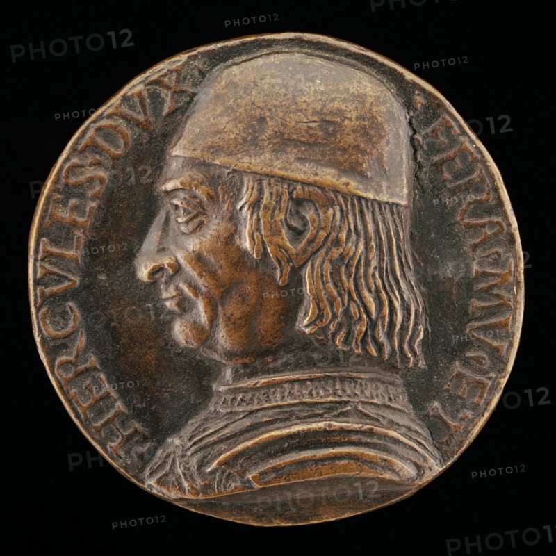 Ercole I d'Este, 1431-1505, Duke of Ferrara, Modena, and Reggio 1471 [obverse], c. 1490/1495.