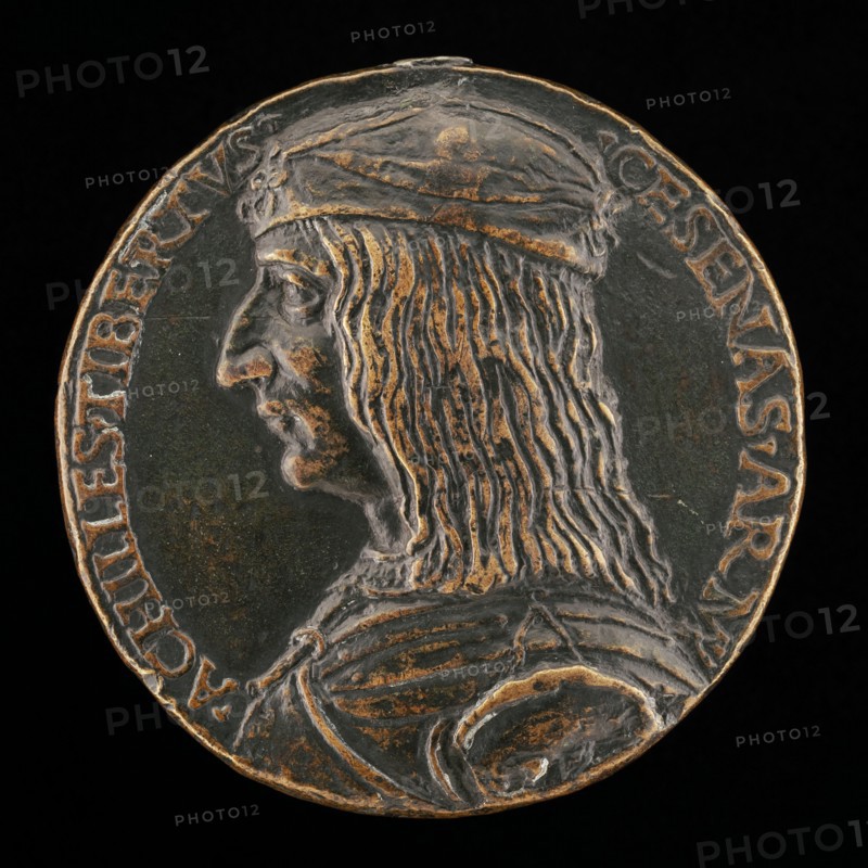 Achille Tiberti of Cesena, died 1501, c. 1495.