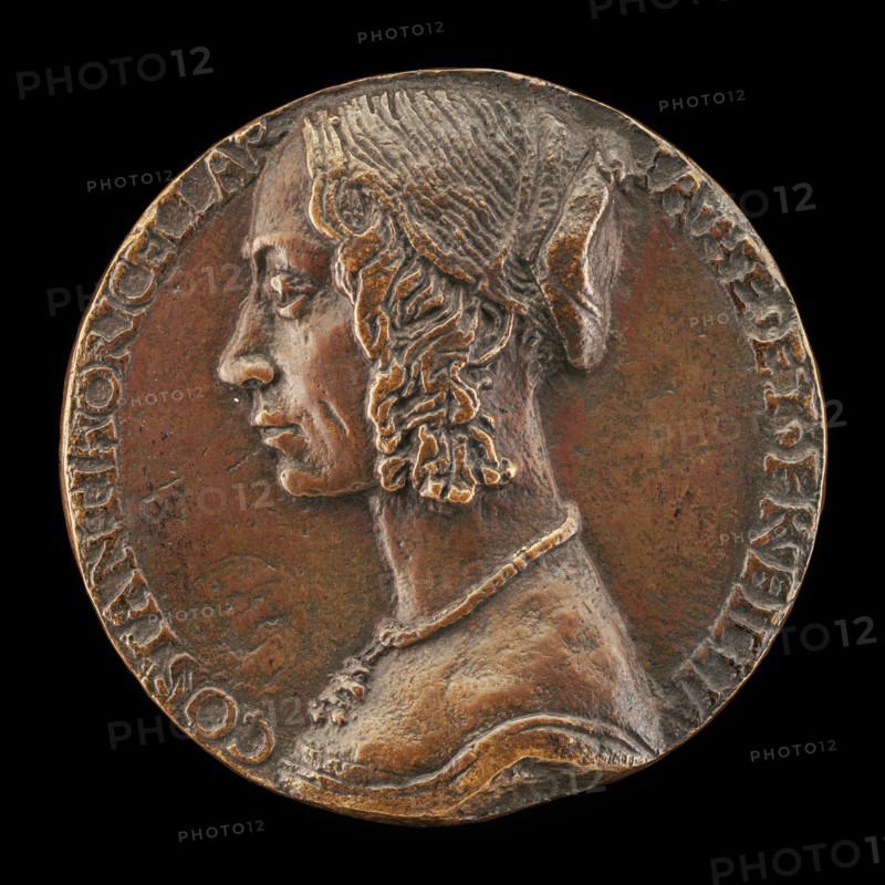 Costanza Rucellai, probably Daughter of Girolamo Rucellai and Wife of Francesco Dini 1471 [obverse], 1485/1490.