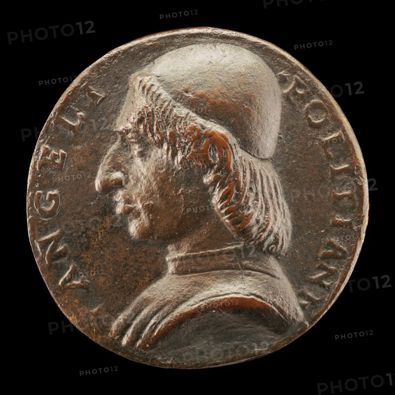 Angelo Poliziano, 1454-1494, Humanist [obverse], c. 1494.