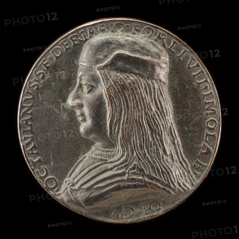 Ottaviano Sforza Riario, b. 1479, Count of Forli and Imola [obverse], c. 1498.