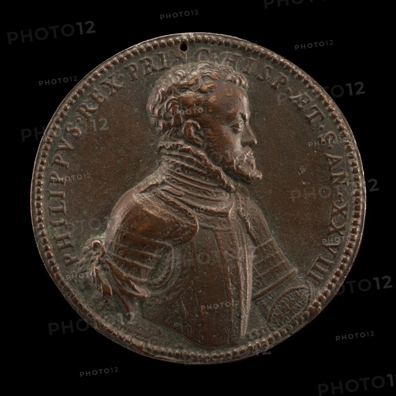 The Future Philip II of Spain as King Consort of England [obverse], 1555.