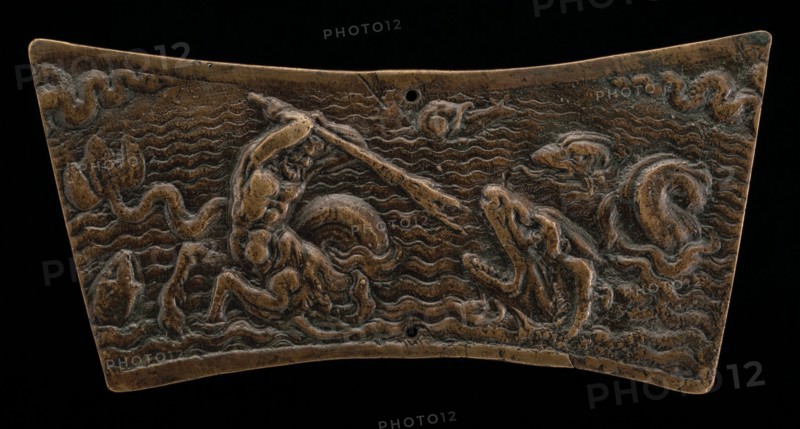 Sea-Monsters Fighting, early 16th century.