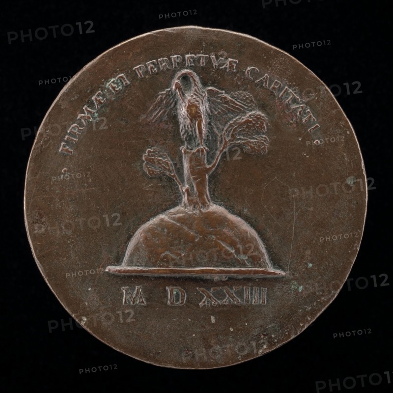 Pelican in Her Piety [reverse], 1523.