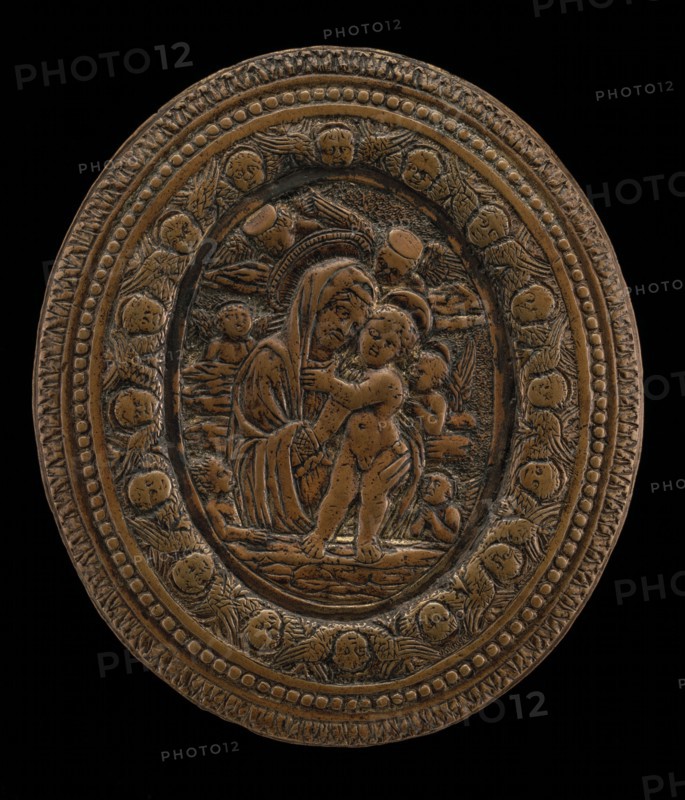 The Virgin and Child with Six Angels, 15th century.