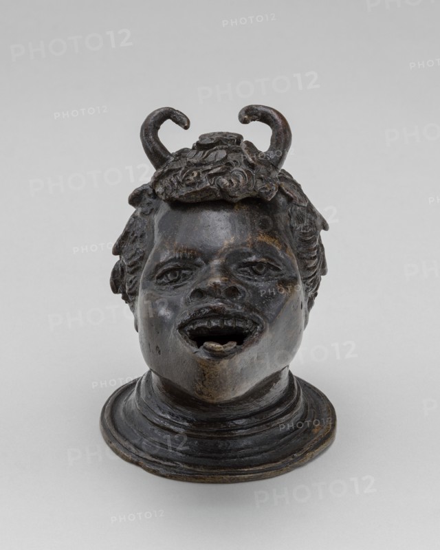 Lamp in the Form of a Satyr's Head, early 16th century.