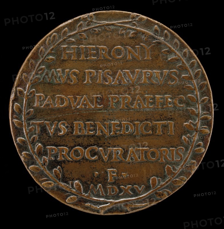 Inscription in a Wreath [reverse], c. 1515.