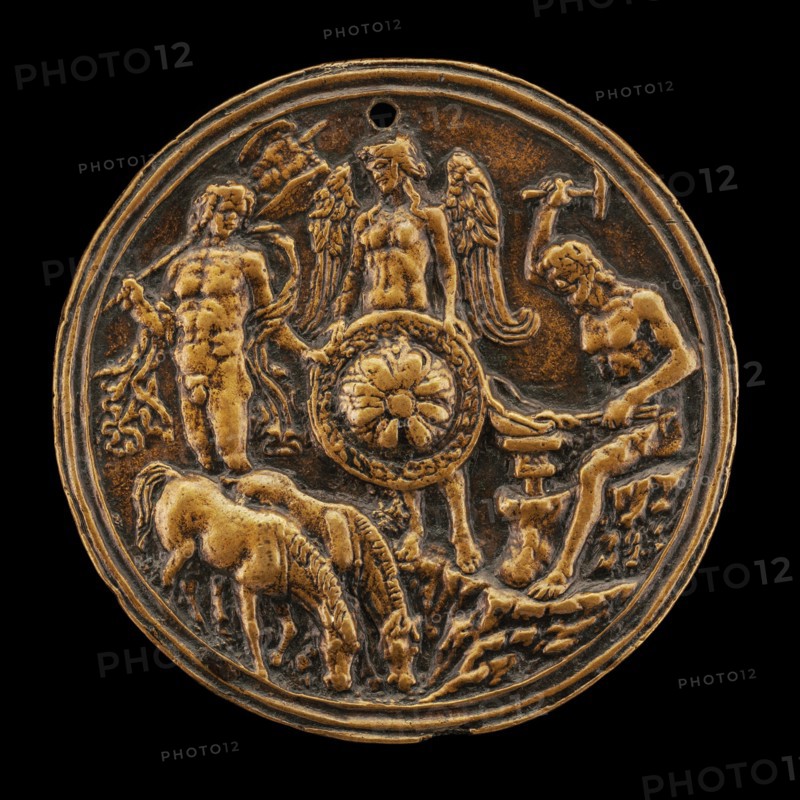 Vulcan Forging the Arms of Aeneas, early 16th century.