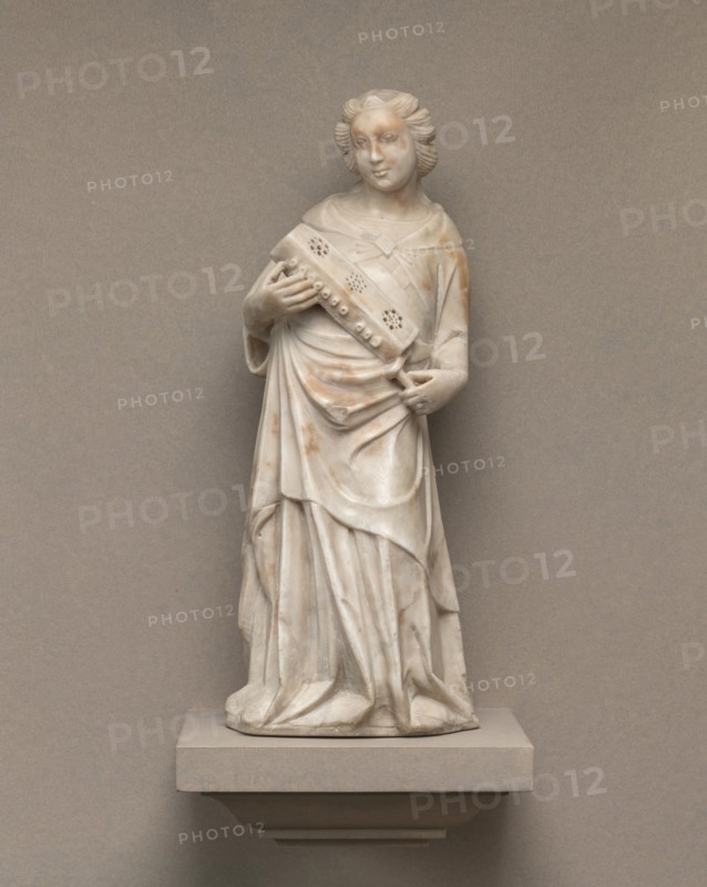 Angel with Symphonia, c. 1360.
