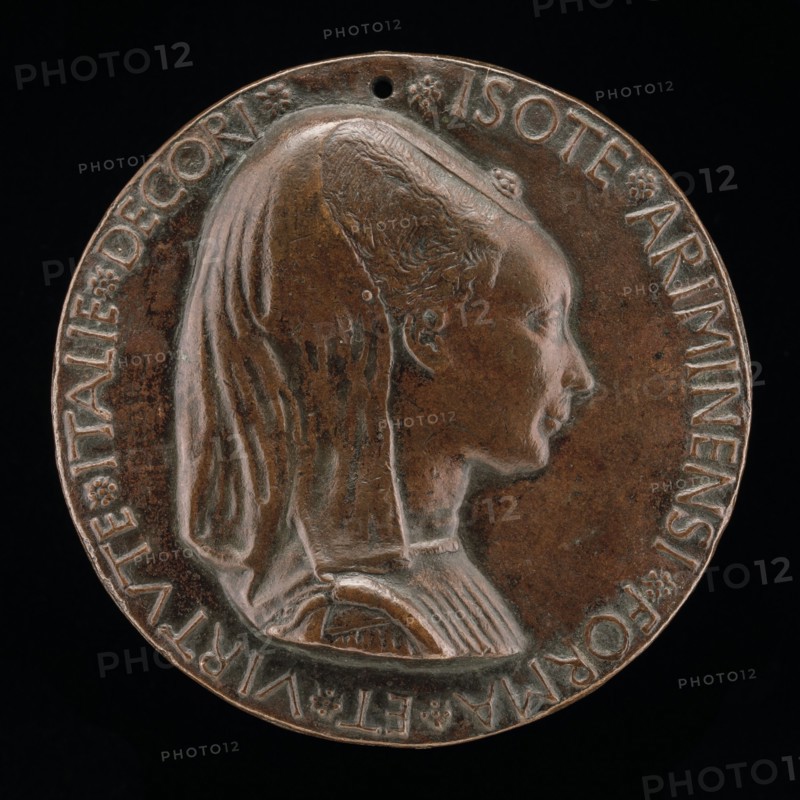 Isotta degli Atti, 1432/1433-1474, Mistress 1446, then Wife after 1453, of Sigismondo Malatesta [obverse], 1446.