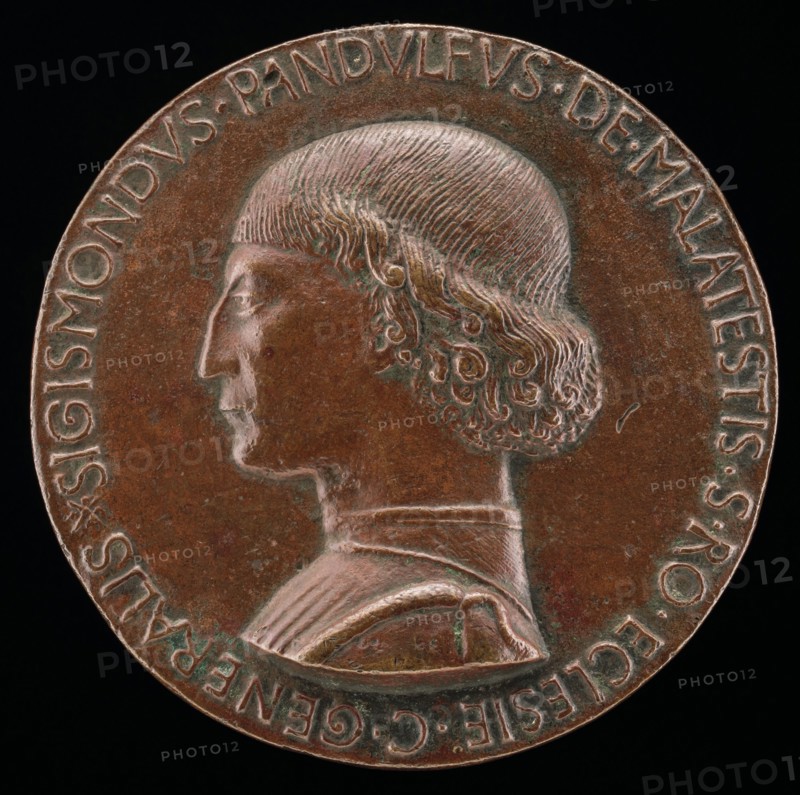 Sigismondo Pandolfo Malatesta, 1417-1468, Lord of Rimini and Fano [obverse], 1446.