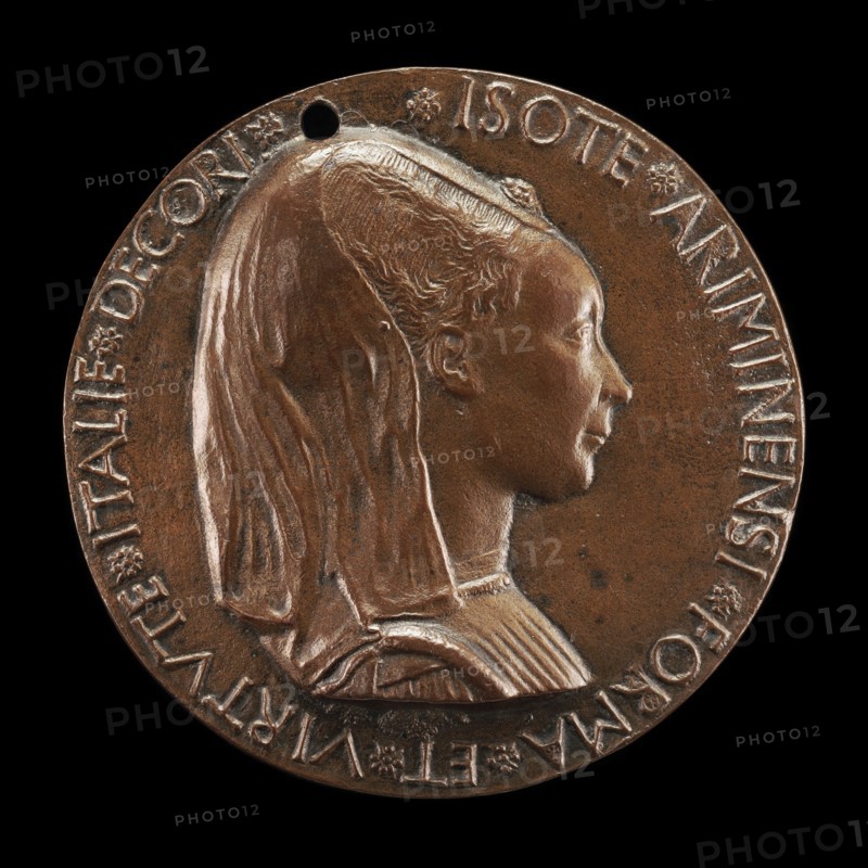 Isotta degli Atti, 1432/1433-1474, Mistress 1446, then Wife after 1453, of Sigismondo Malatesta [obverse], 1446.