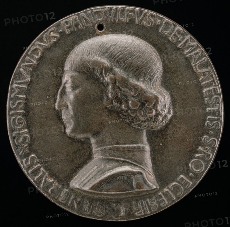 Sigismondo Pandolfo Malatesta, 1417-1468, Lord of Rimini and Fano [obverse], 1446.
