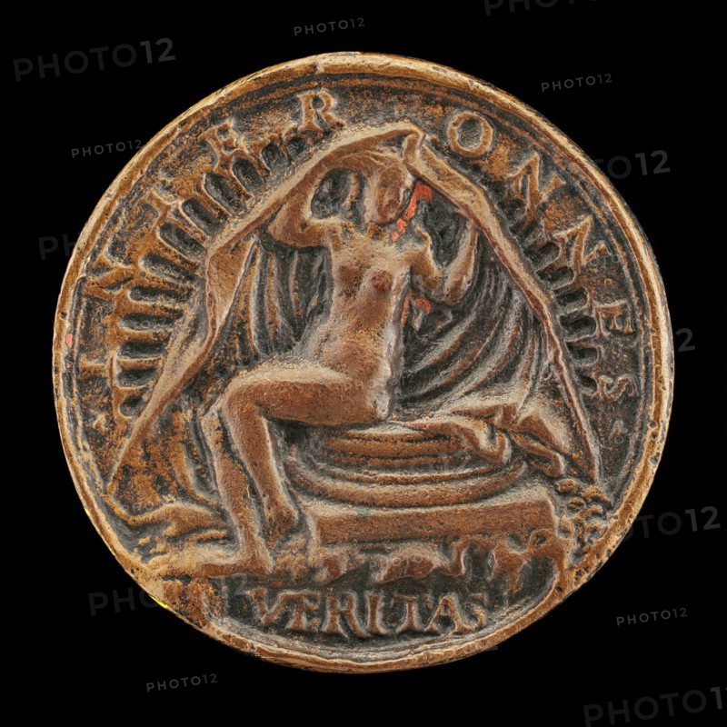 Truth Unveiling Herself [reverse], probably 1540/1554.