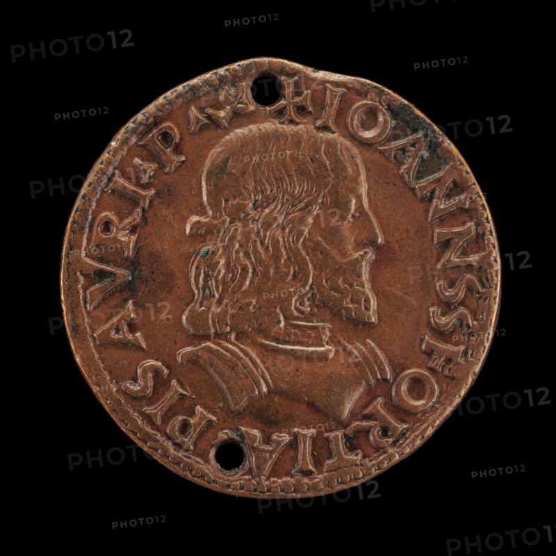 Giovanni Sforza, 1466-1510, Lord of Pesaro [obverse], 15th century.