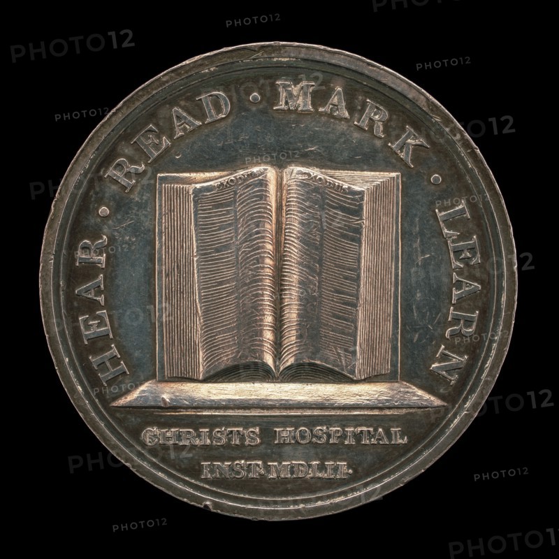 Open Book of Exodus [reverse], designed c. 1780/1790, awarded 1846.