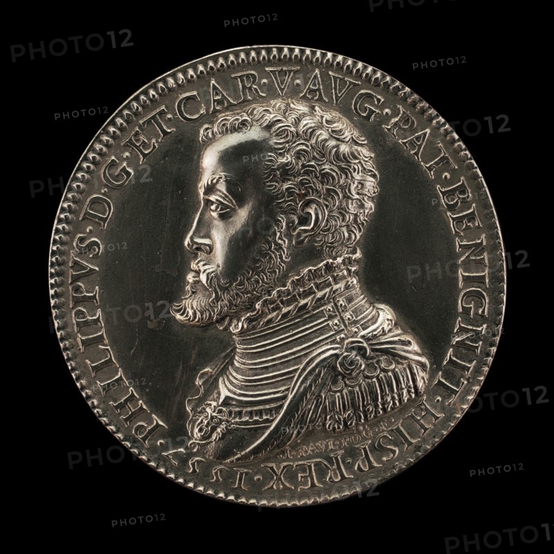 Philip II, 1527-1598, King of Spain 1556 [obverse], 1557.