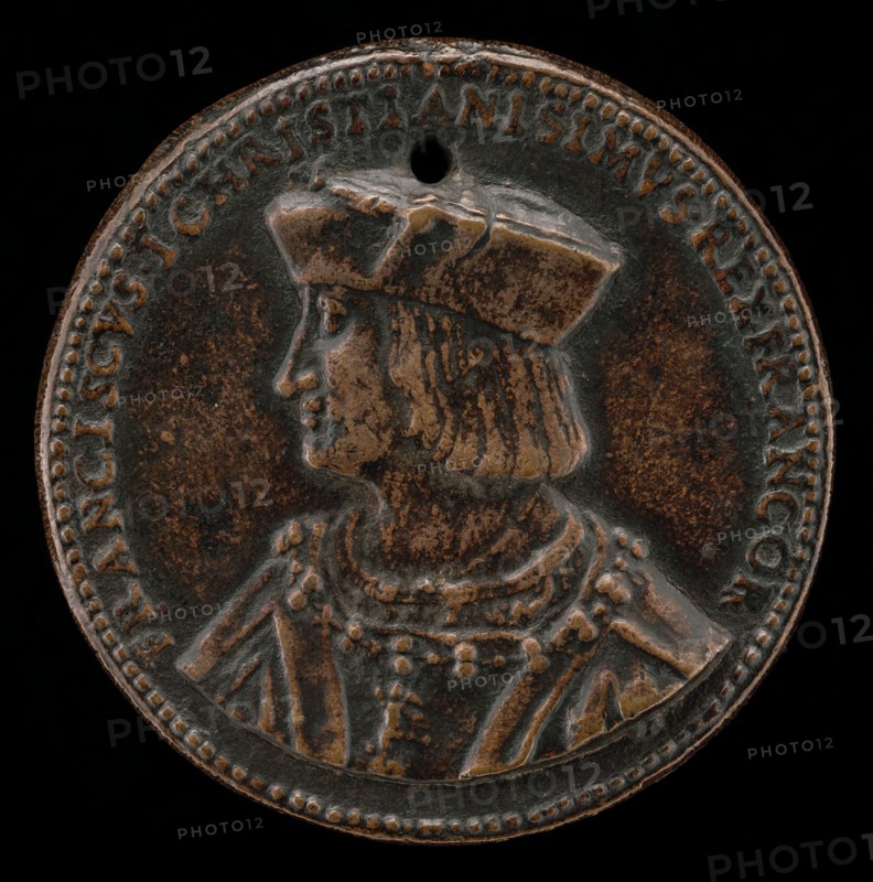 François I, 1494-1547, King of France 1515 [obverse], probably 1515/1518.