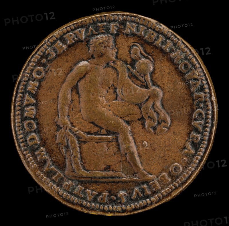 Diomede Seated on a Cippus [reverse], 1515 or after.