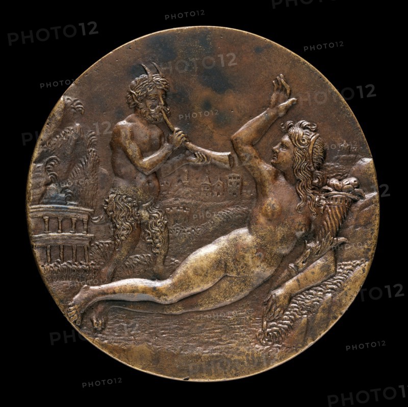 Abundance and a Satyr [obverse], 1505 or after.