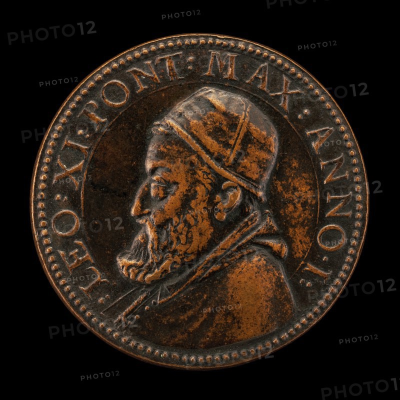 Leo XI (Alessandro Ottaviano de' Medici, 1535-1605), Pope 1605 [obverse], 1605.
