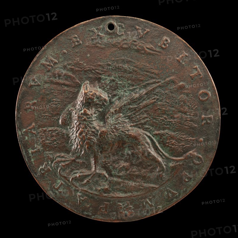 Griffin, Ducally Gorged, in a Landscape [reverse], 1577 or after.