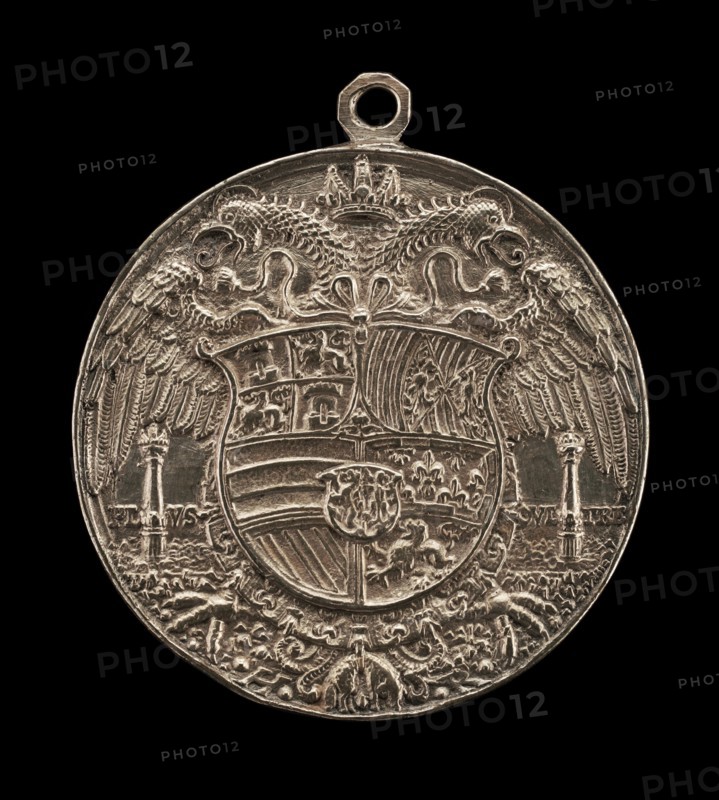 Double-headed Eagle, Charged with Shield [reverse], 1537.