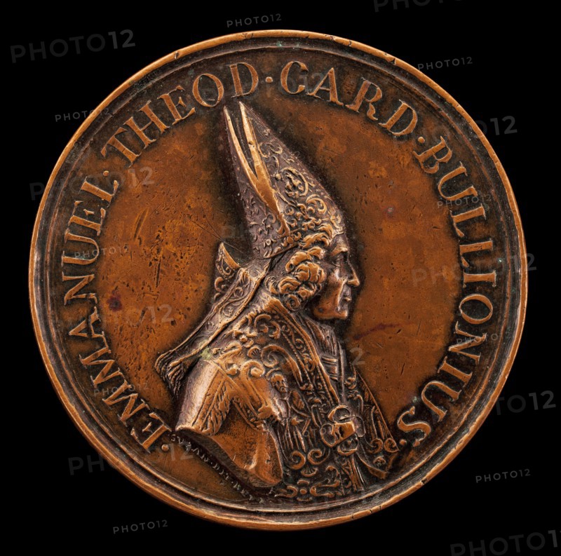 Emmanuel Théodose de La Tour, 1644-1715, Cardinal de Bouillon 1669 [obverse], 1700.