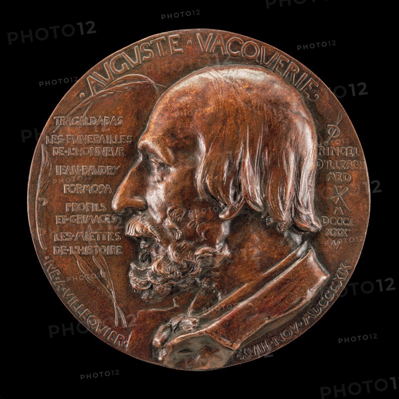 Auguste Vacquerie, 1819-1895, Writer and Critic, 1885.