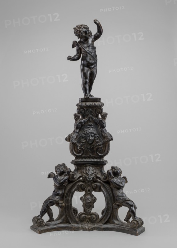 Andiron with Putto Finial, model c. 1600, cast probably 17th/18th century.